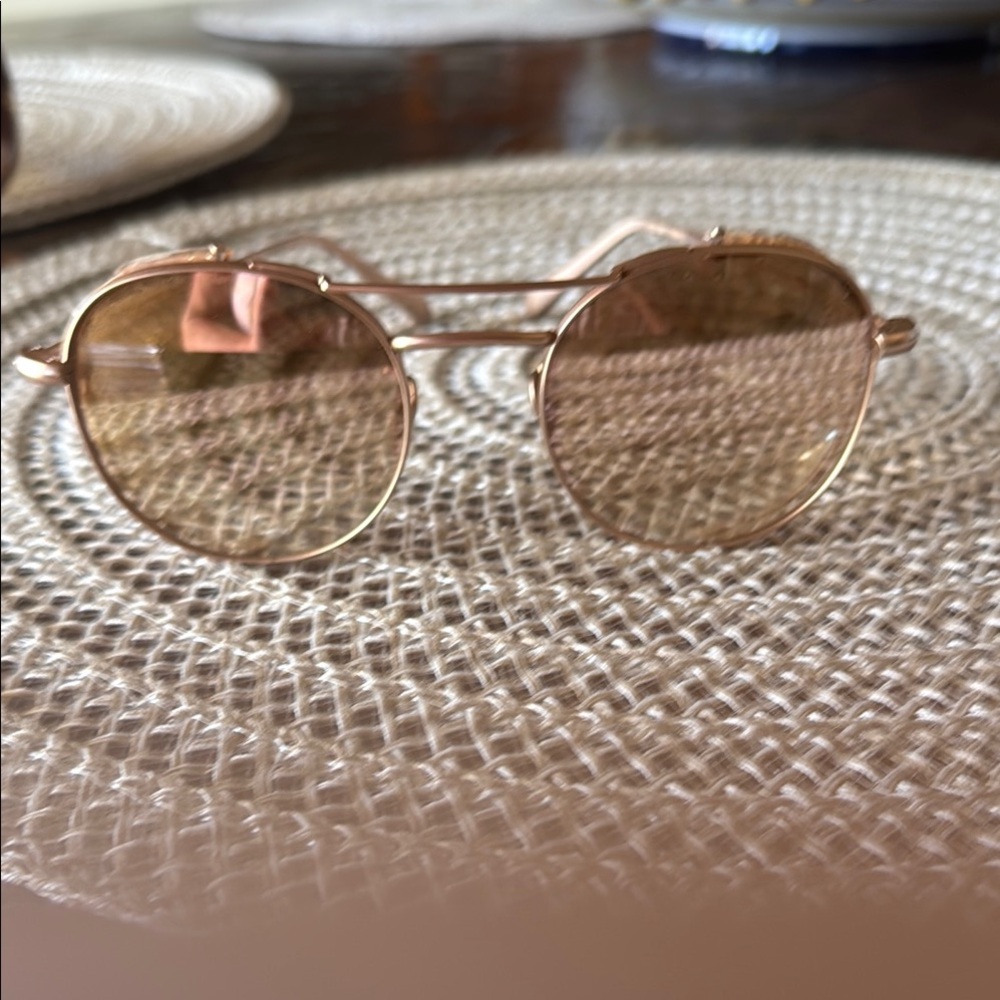 Round Gold Sunglasses